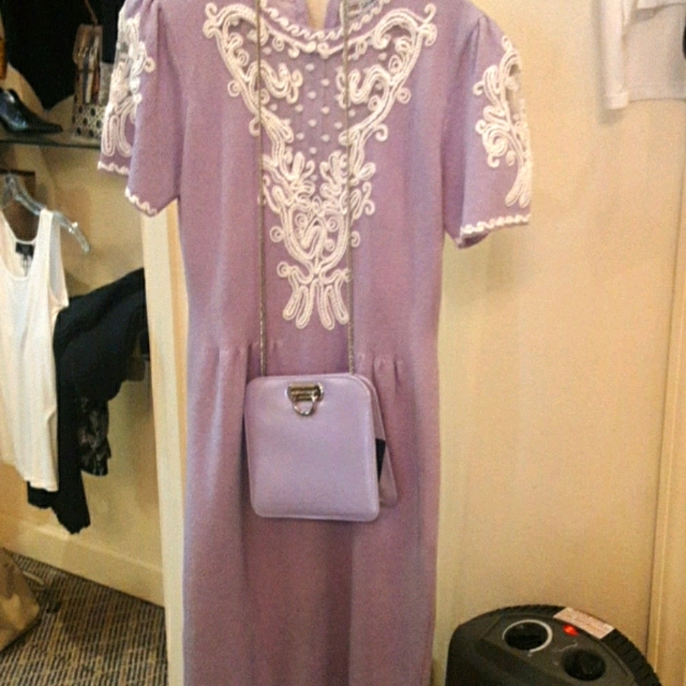 Don Sayre's lavender dress